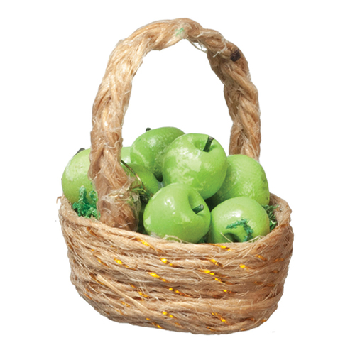 Green Apples in Basket